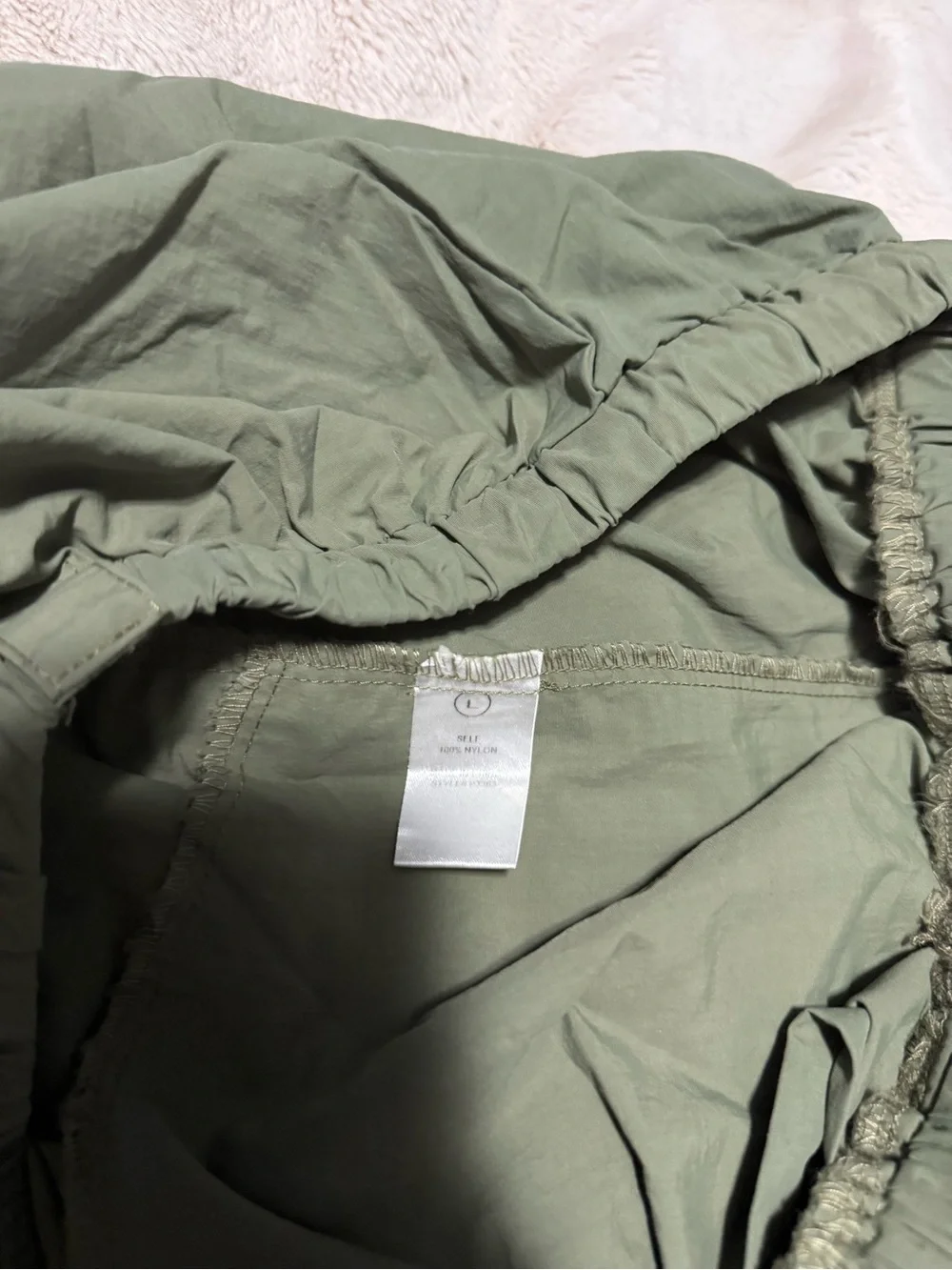 Fashion Nova Women's Cargo Joggers in Green - Picture 5 of 7